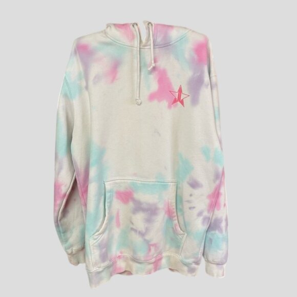 Jeffree Star Pastel Tye Dye Hoodie Size Small - Picture 3 of 16
